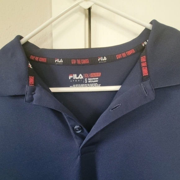 Set of Two Fila Sport Golf Peformance Men's Polo Shirts Size Small - Picture 12 of 15